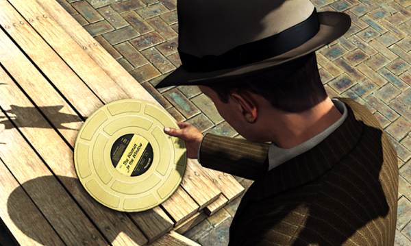 L.A. Noire - a golden film reel