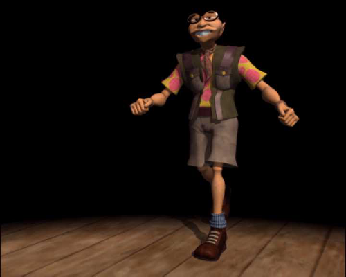 Two Conkers, foreign archaeologist